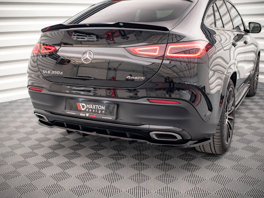 Maxton Design Rear Splitter (Vertical Bars) Mercedes-Benz GLE Coupe AMG-Line C167 / C167 Facelift