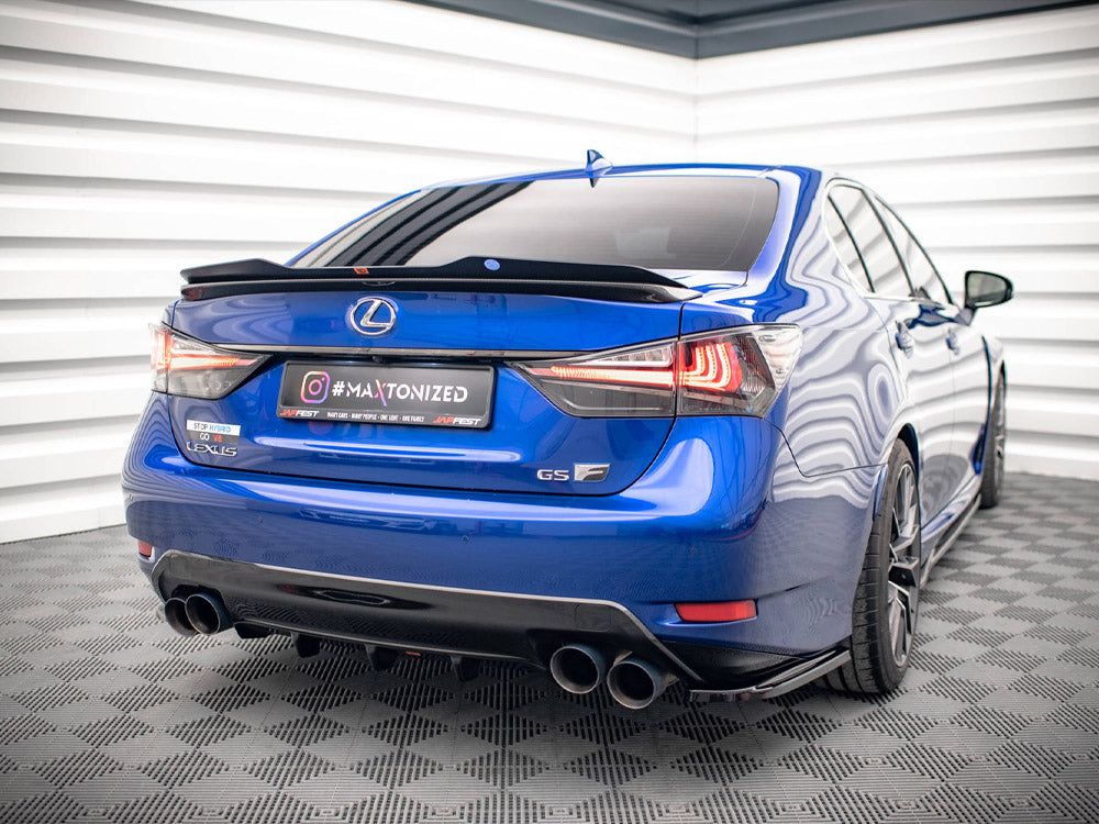 Maxton Design Spoiler CAP Lexus GS F Mk4 Facelift - Carbon Look