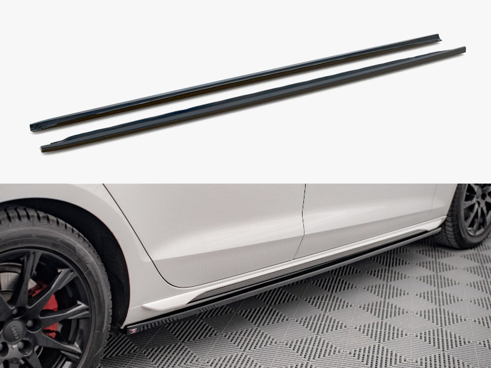 Maxton Design Side Skirts Diffusers Audi A4 B9 Facelift