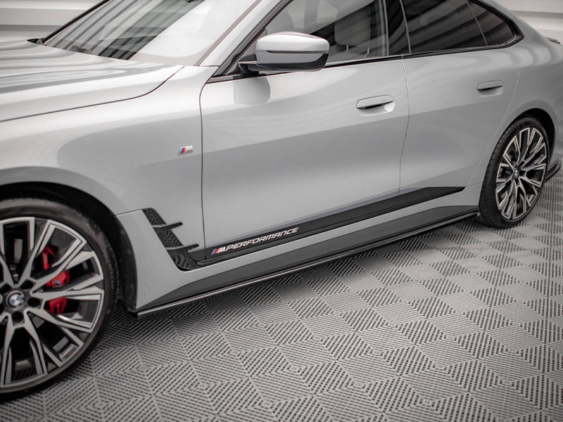 Maxton Design Side Skirts Diffusers V.1 BMW 4 Gran Coupe M-Pack / M440i G26