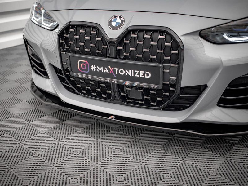 Maxton Design Front Splitter V.1 BMW 4 / i4 Gran Coupe M-Pack / M440i G26