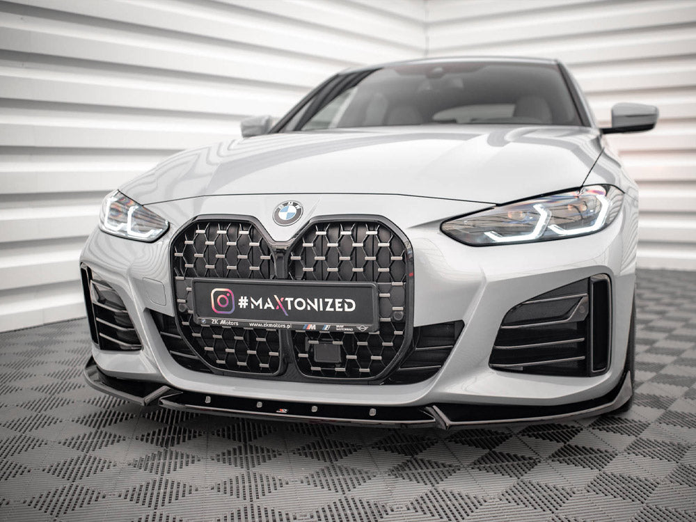 Maxton Design Front Splitter V.2 BMW 4 / i4 Gran Coupe M-Pack / M440i G26