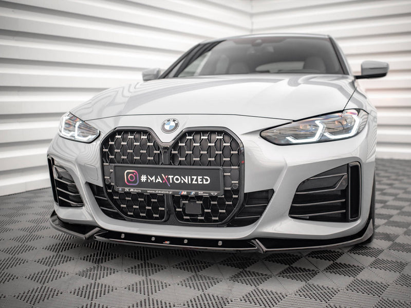 Maxton Design Front Splitter V.2 BMW 4 / i4 Gran Coupe M-Pack / M440i G26