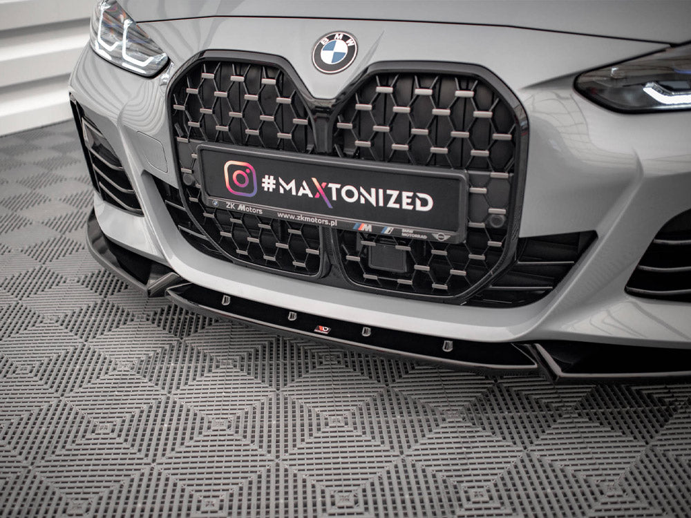 Maxton Design Front Splitter V.2 BMW 4 / i4 Gran Coupe M-Pack / M440i G26