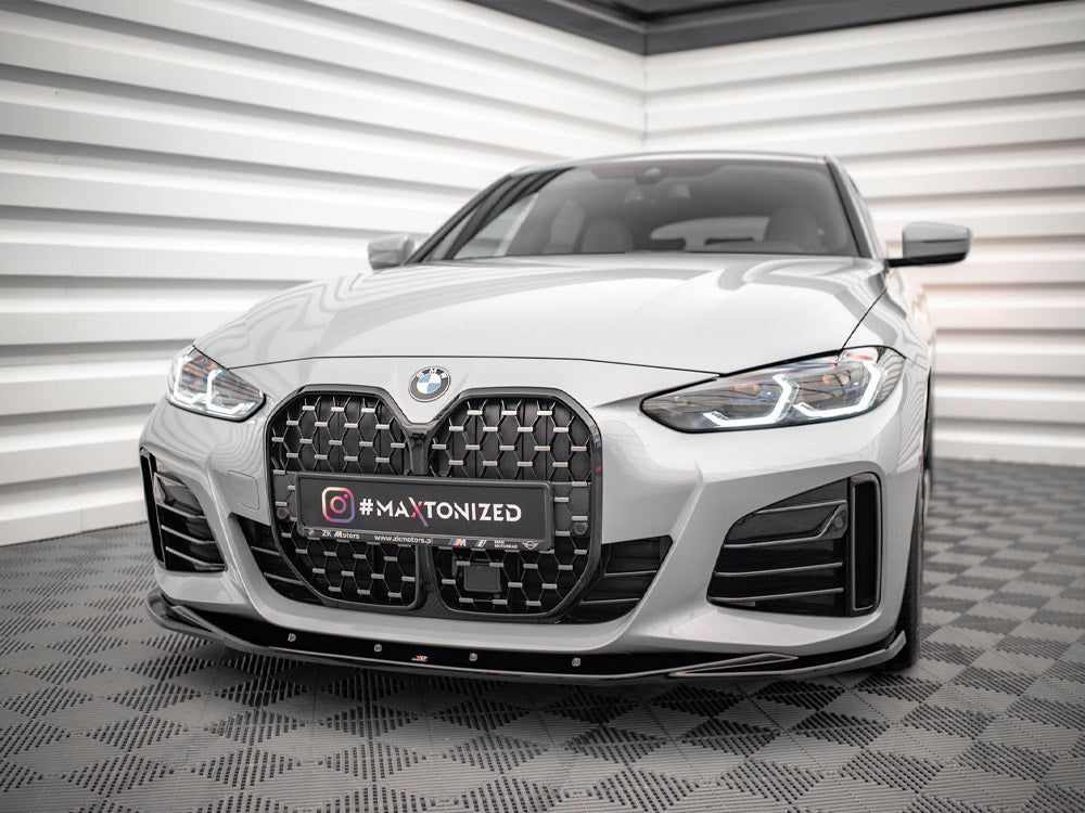 Maxton Design Front Splitter V.3 BMW 4 / i4 Gran Coupe M-Pack / M440i G26