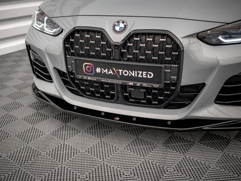 Maxton Design Front Splitter V.3 BMW 4 / i4 Gran Coupe M-Pack / M440i G26