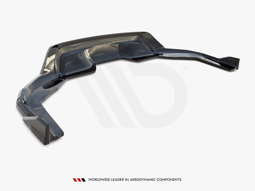 Maxton Design Central Rear Splitter (Vertical Bars) BMW X6 M Sport F16