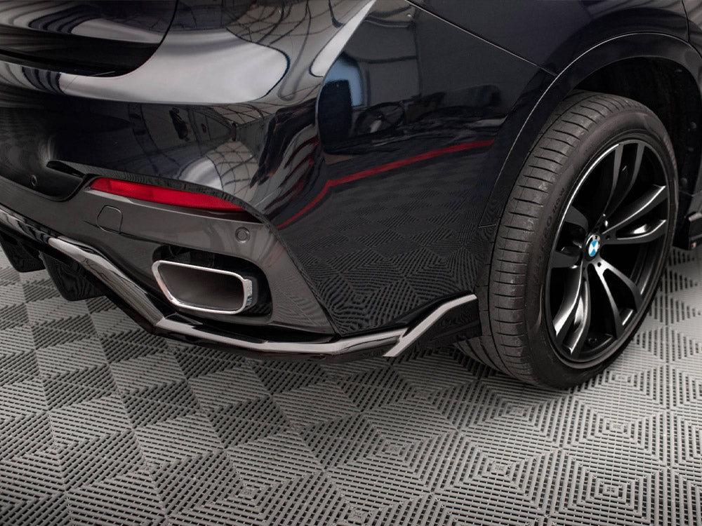 Maxton Design Central Rear Splitter (Vertical Bars) BMW X6 M Sport F16