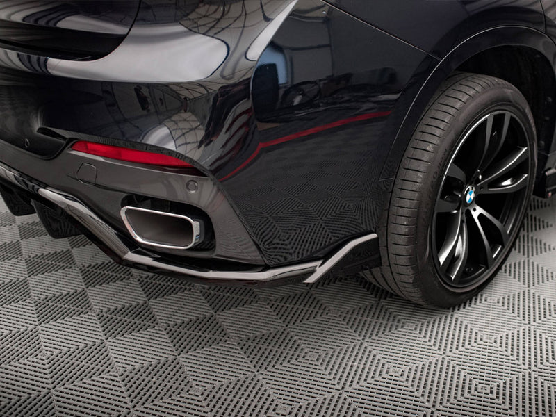 Maxton Design Central Rear Splitter (Vertical Bars) BMW X6 M Sport F16