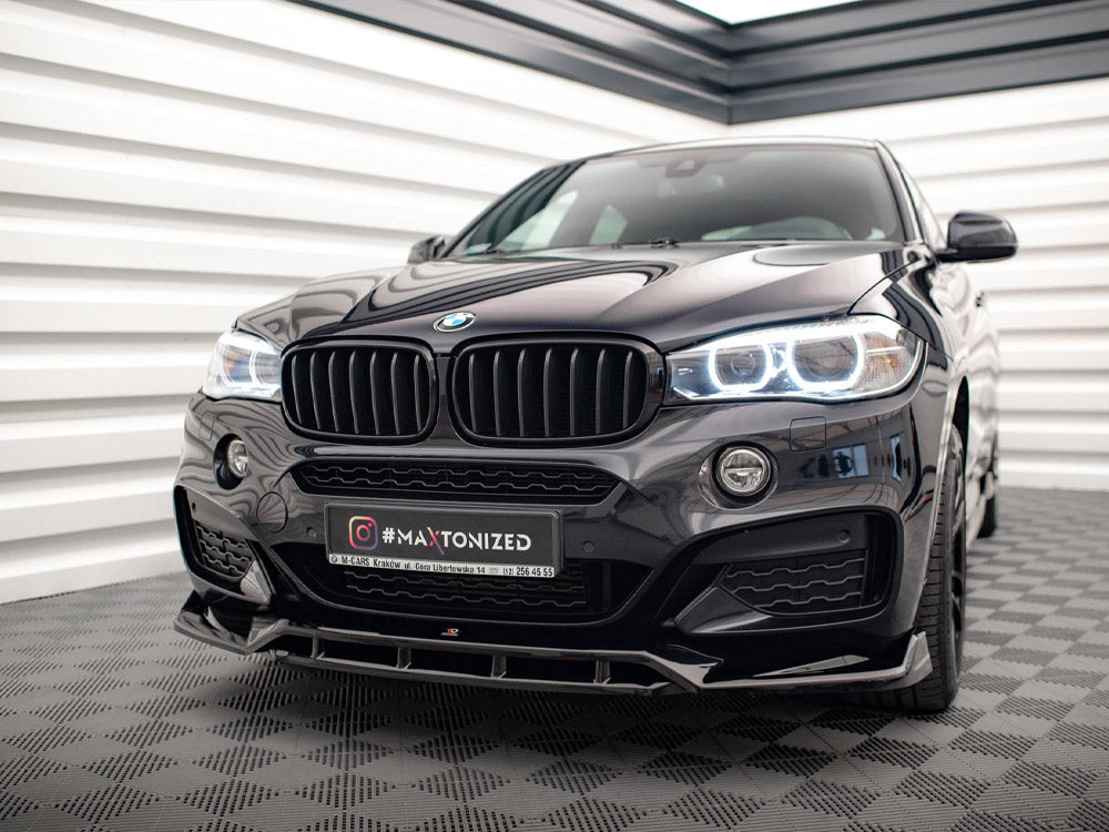 Maxton Design Front Splitter V.3 BMW X6 M Sport F16