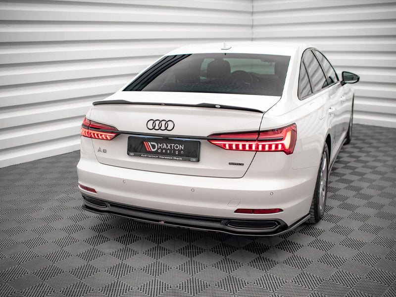 Maxton Design Central Rear Splitter Audi A6 C8