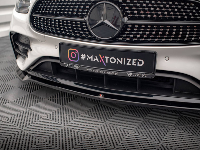 Maxton Design Front Splitter V.1 Mercedes E AMG Line W213 Facelift