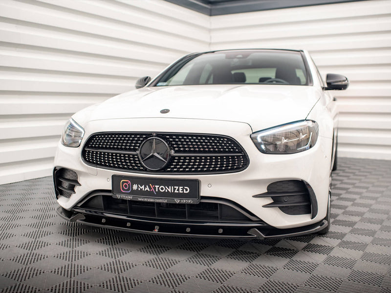 Maxton Design Front Splitter V.2 Mercedes E AMG Line W213 Facelift