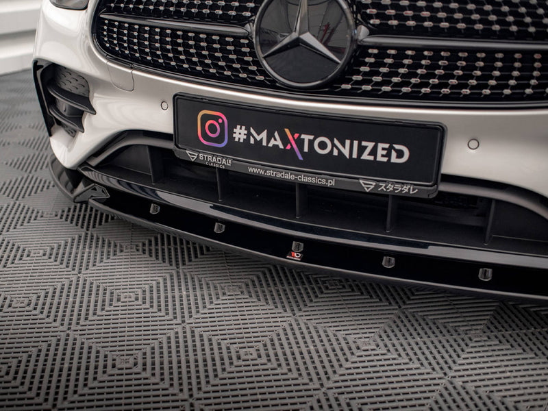 Maxton Design Front Splitter V.2 Mercedes E AMG Line W213 Facelift