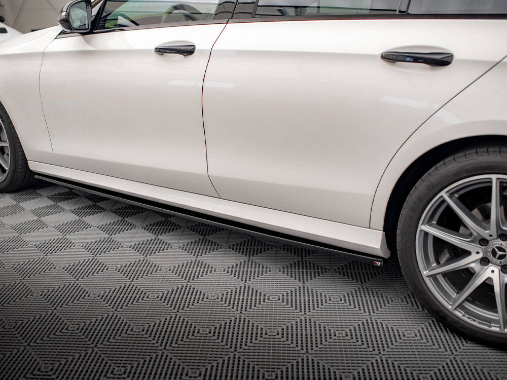 Maxton Design Side Skirt Diffusers Mercedes E AMG Line W213 Facelift