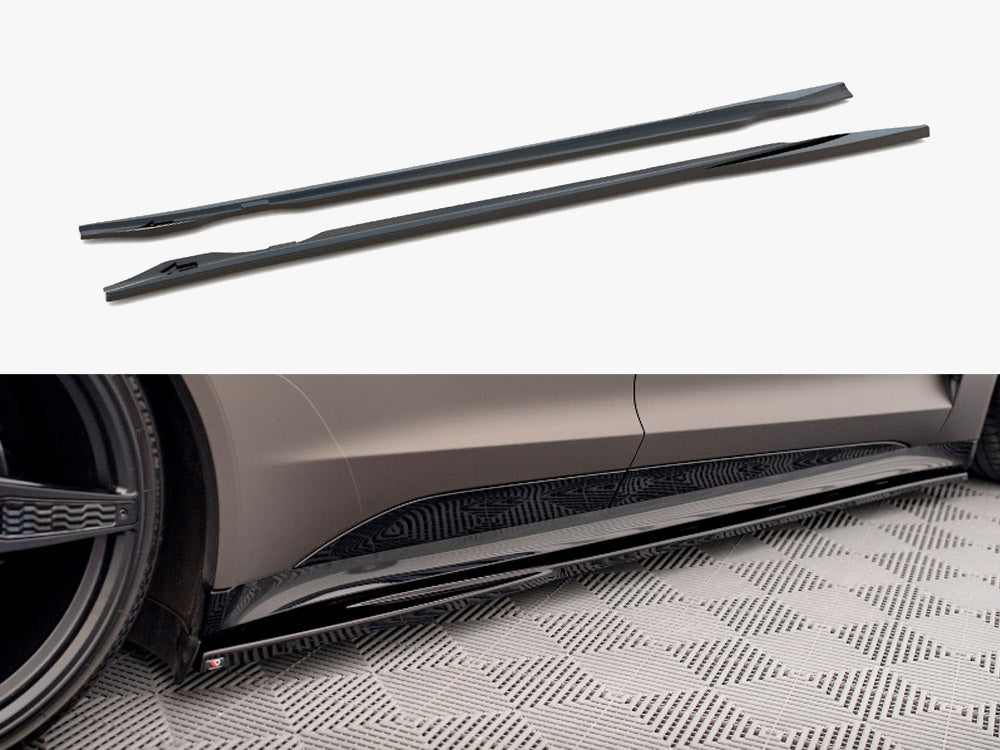 Maxton Design Side Skirts Diffusers V.1 Audi e-Tron GT / RS GT Mk1