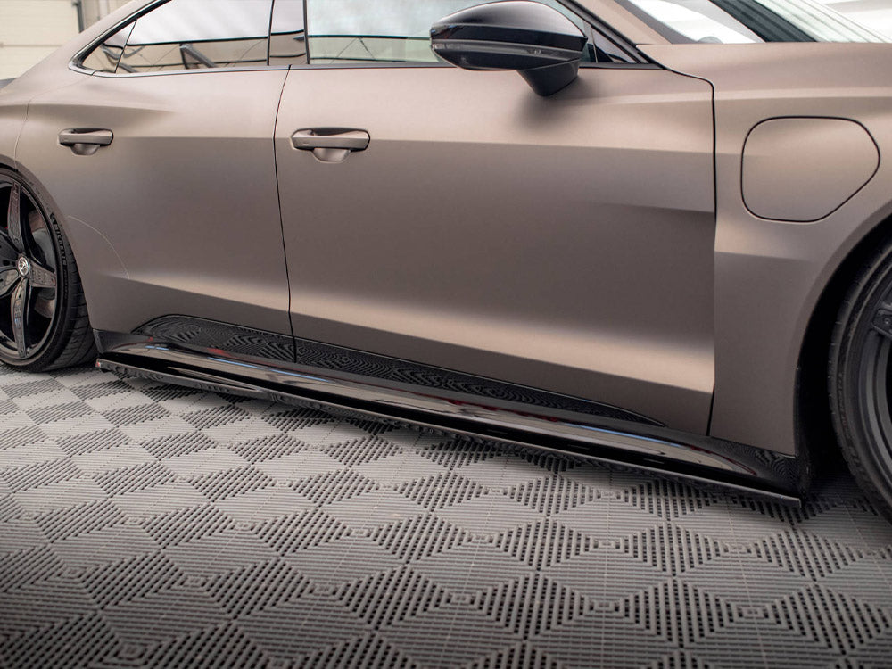 Maxton Design Side Skirts Diffusers V.1 Audi e-Tron GT / RS GT Mk1