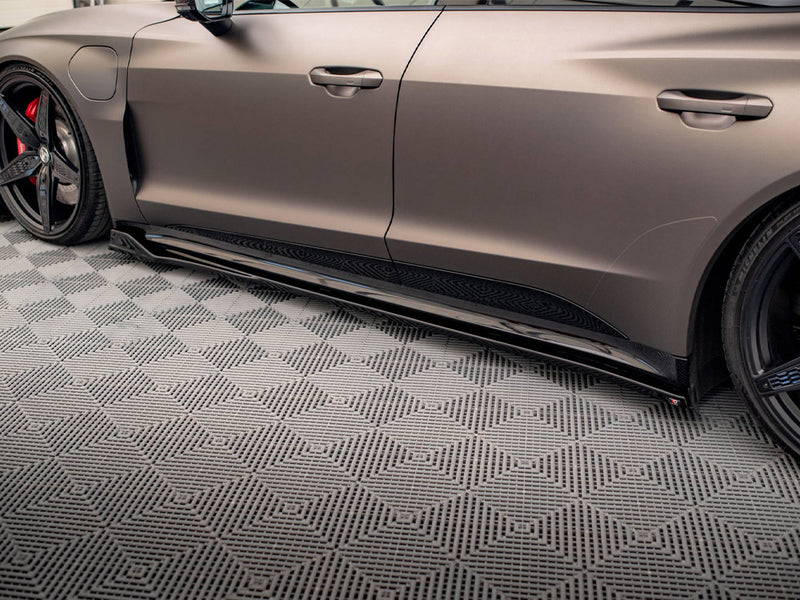 Maxton Design Side Skirts Diffusers V.2 Audi e-Tron GT / RS GT Mk1
