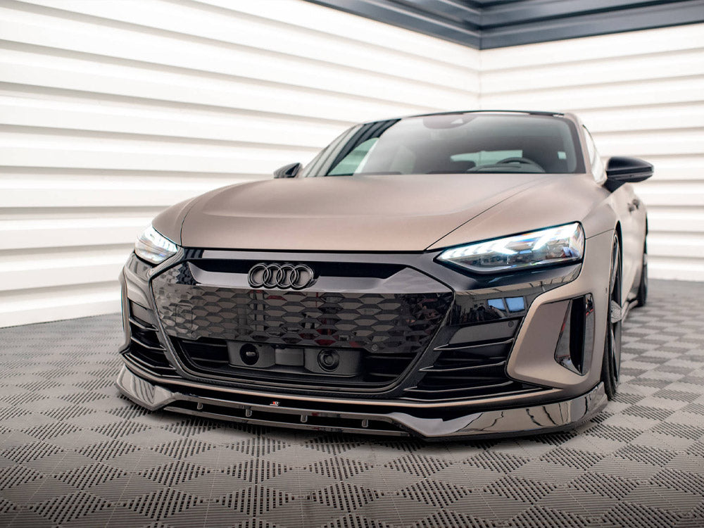 Maxton Design Front Splitter V.3 Audi e-Tron GT / RS GT Mk1