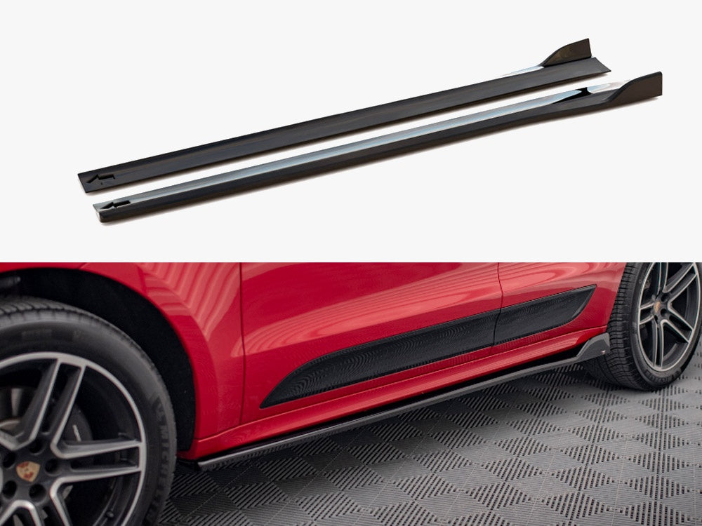 Maxton Design Side Skirts Diffusers Porsche Macan GTS / Sport Design Mk1