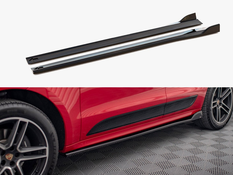 Maxton Design Side Skirts Diffusers Porsche Macan GTS / Sport Design Mk1