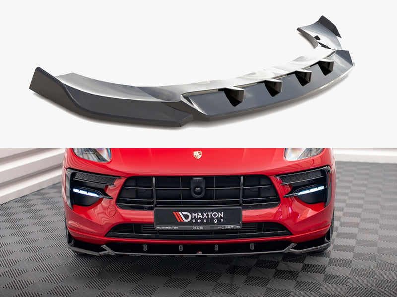 Maxton Design Front Splitter V.1 Porsche Macan GTS / Sport Design Mk1 Facelift