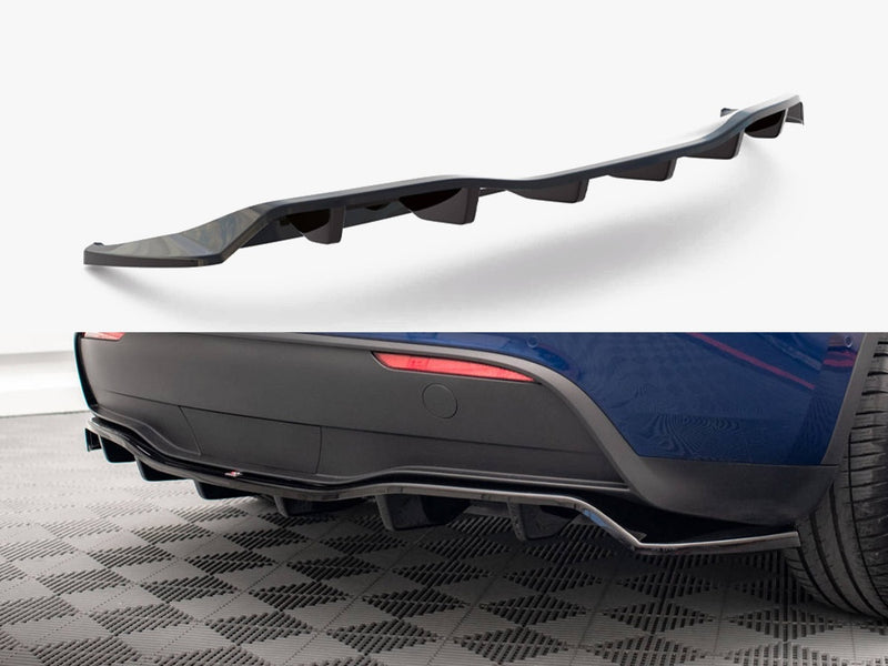 Maxton Design Rear Splitter (Vertical Bars) Tesla Model Y