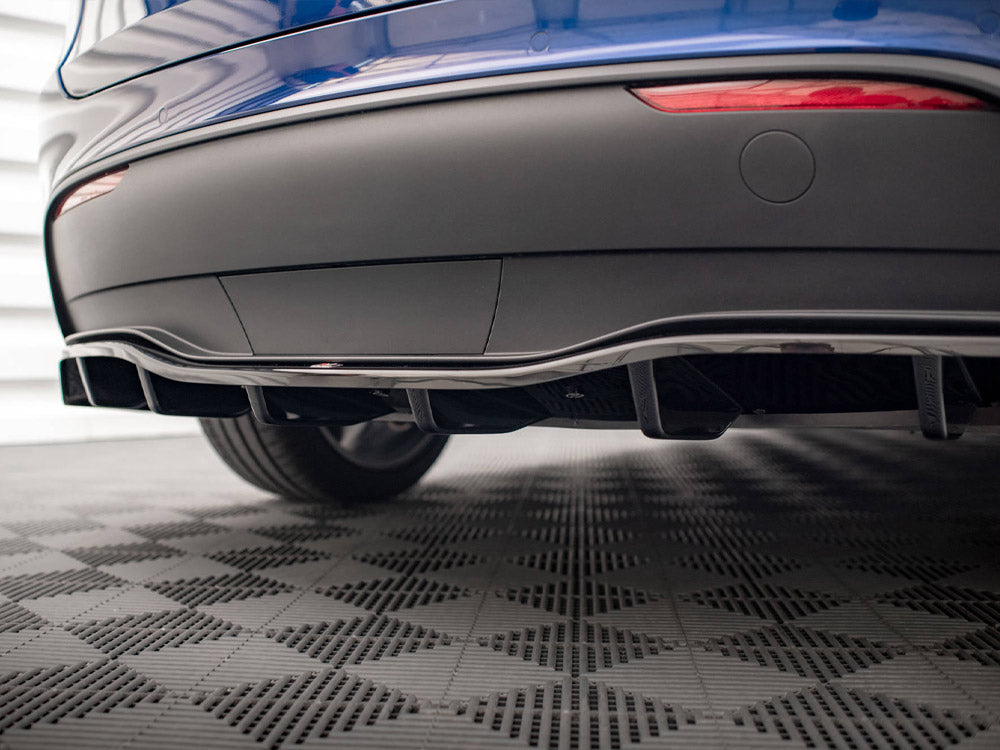 Maxton Design Rear Splitter (Vertical Bars) Tesla Model Y