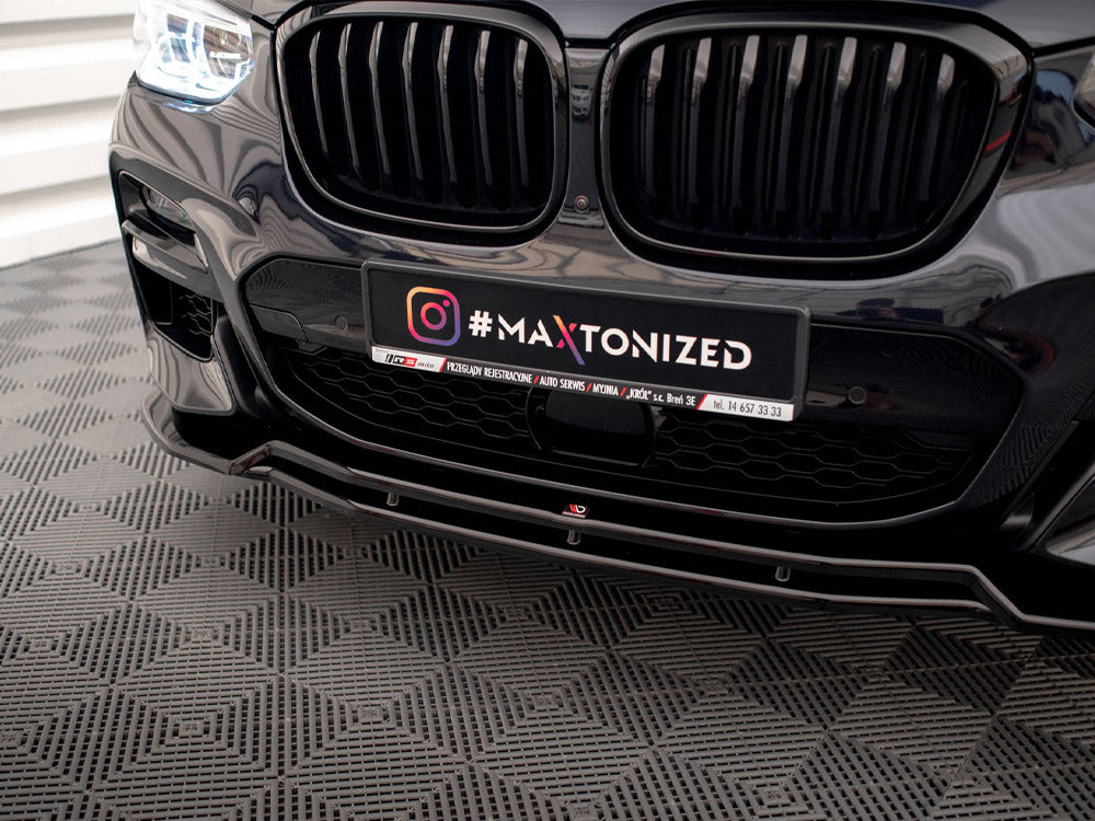 Maxton Design Front Splitter V.1 for BMW X3 M40d / M40i / M-Pack G01