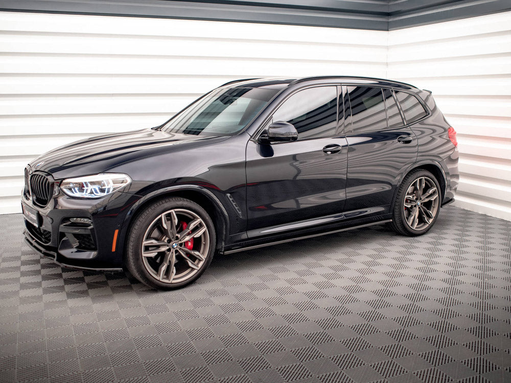 Maxton Design Side Skirts Diffusers V.1 BMW X3 M40d / M40i / M-Pack G01