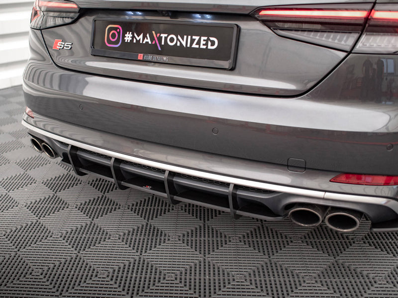 Maxton Design Street PRO Rear Diffuser Audi S5 Coupe / Sportback F5