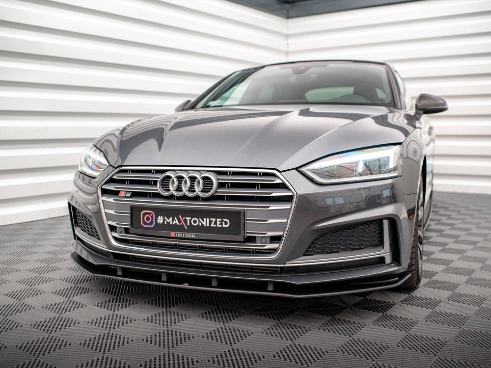 Maxton Design Street PRO Front Splitter Audi A5 S-Line / S5 Coupe / Sportback F5