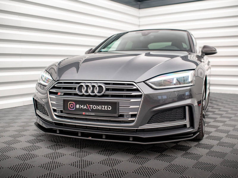 Maxton Design Street PRO Front Splitter Audi A5 S-Line / S5 Coupe / Sportback F5