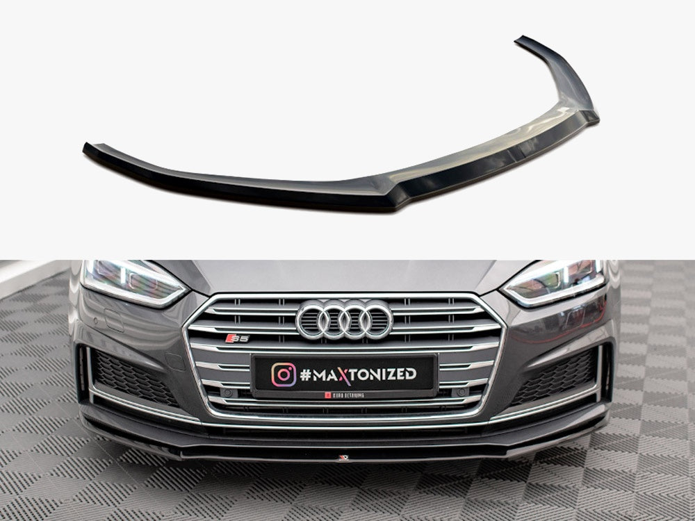 Maxton Design Front Splitter V.2 Audi S5 / A5 S-line F5 Coupe / Sportback (2016-)