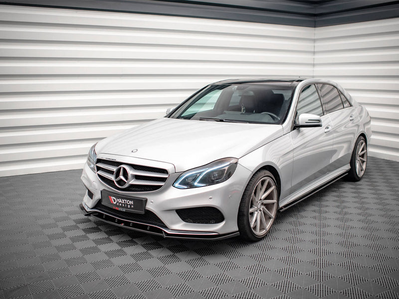 Maxton Design Side Skirts Diffusers Mercedes E63 AMG / AMG-Line Sedan W212 Facelift