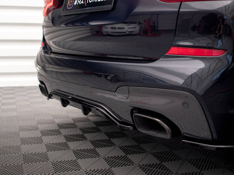 Maxton Design Rear Splitter (Vertical Bars) BMW X3 M40i / M40d G01