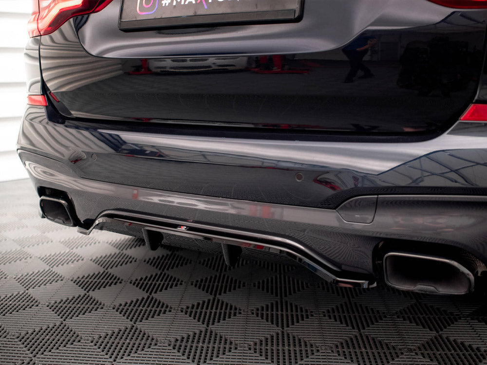 Maxton Design Rear Splitter (Vertical Bars) BMW X3 M40i / M40d G01