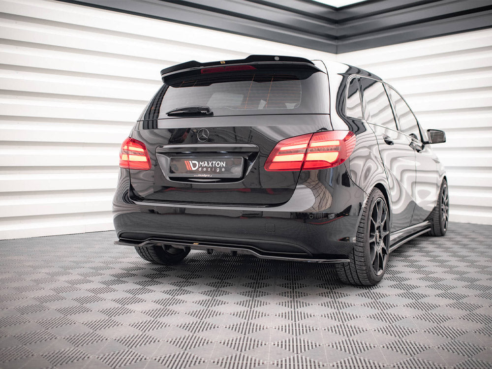 Maxton Design Rear Splitter (Vertical Bars) Mercedes B W246 Facelift