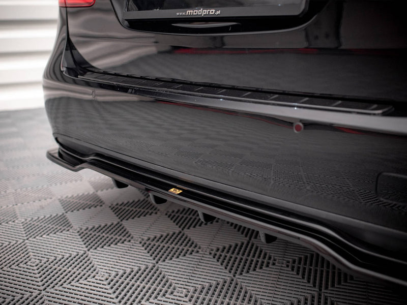 Maxton Design Rear Splitter (Vertical Bars) Mercedes B W246 Facelift