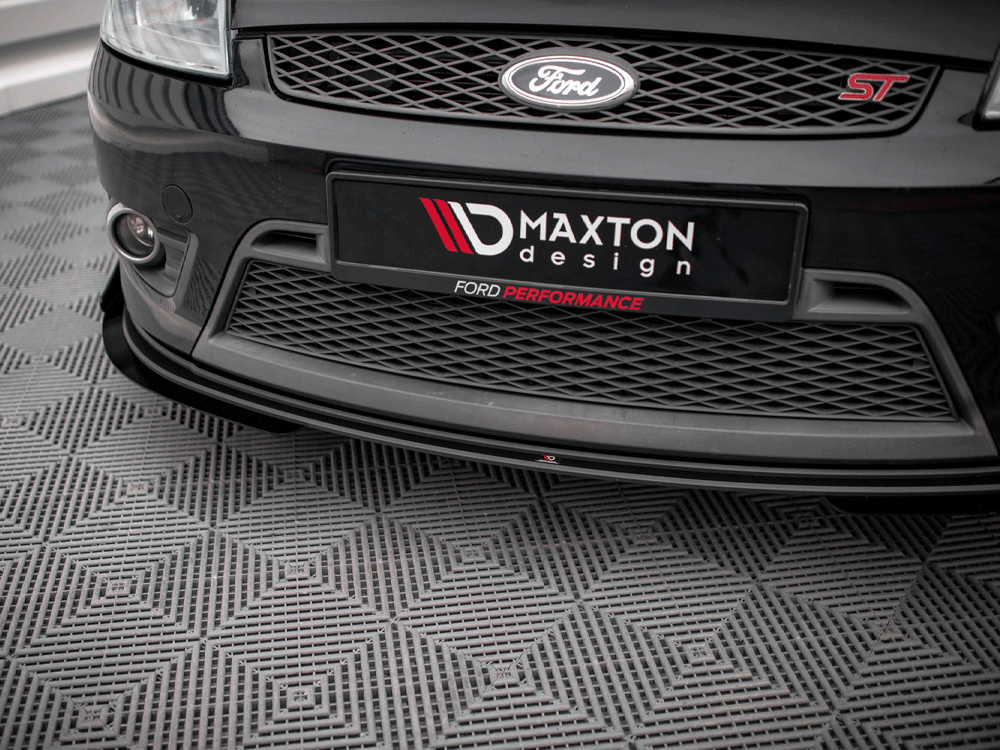 Maxton Design Street PRO Front Splitter V.1 + Flaps Ford Fiesta ST Mk6