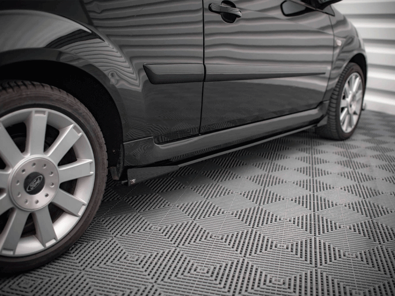Maxton Design Street PRO Side Skirts Diffusers + Flaps Ford Fiesta ST Mk6