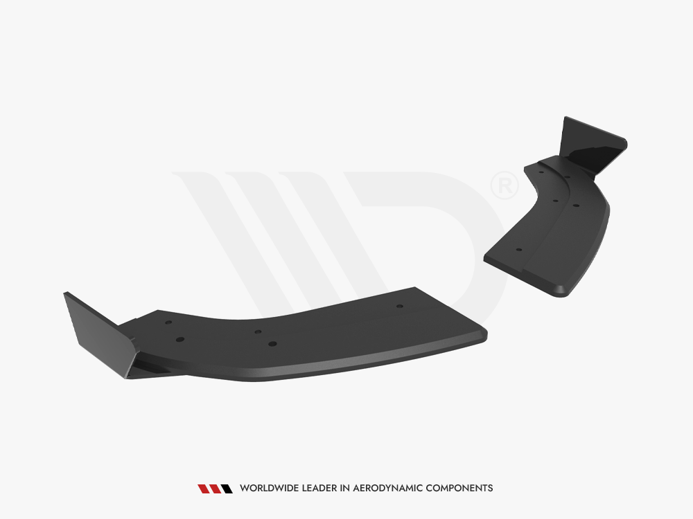 Maxton Design Street PRO Rear Side Splitters + Flaps Ford Fiesta ST Mk6