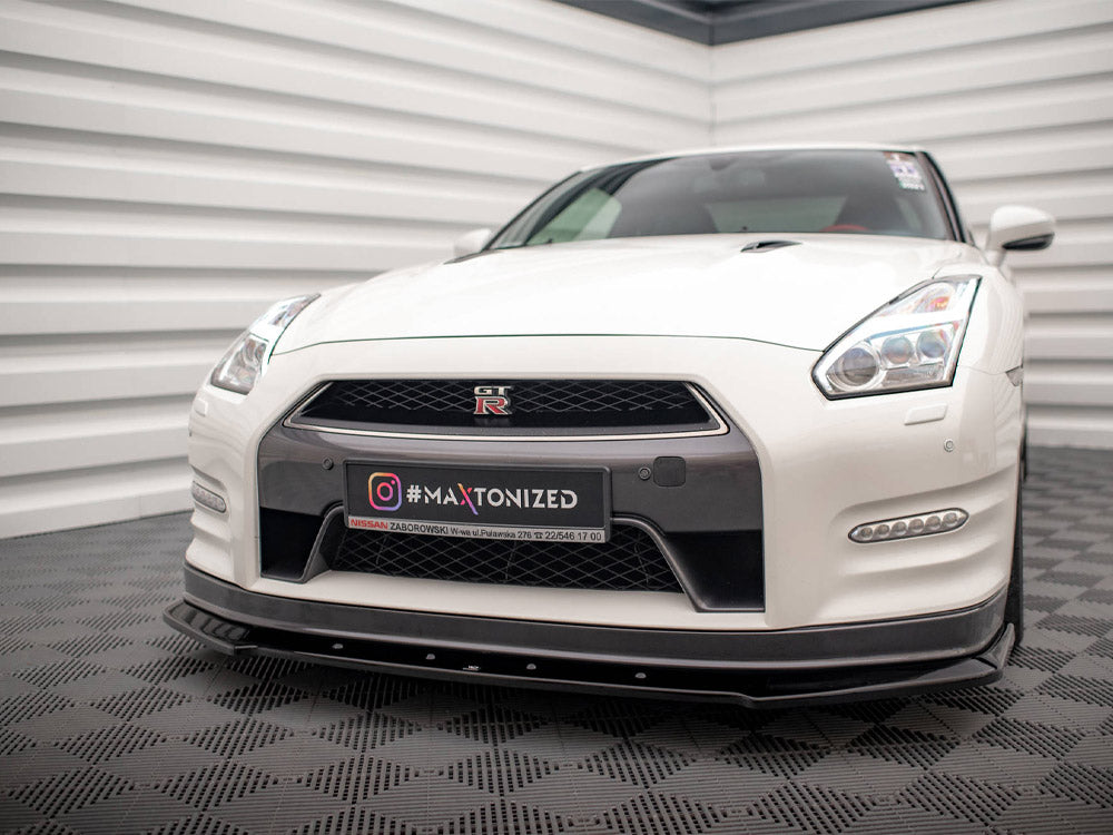 Maxton Design Front Splitter Nissan GTR R35 1st Facelift