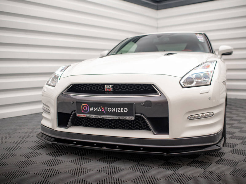 Maxton Design Front Splitter Nissan GTR R35 1st Facelift