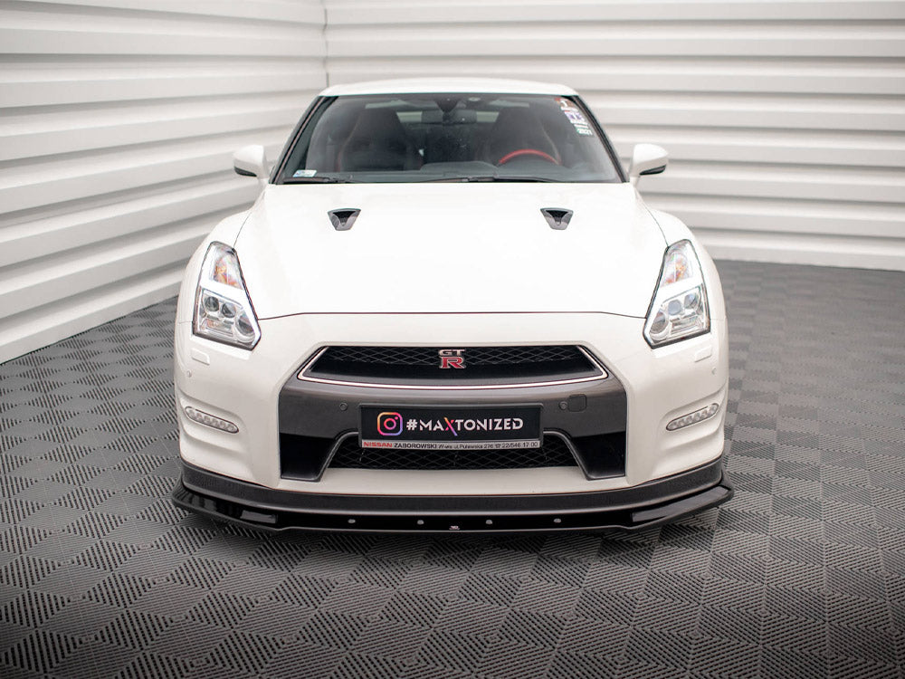 Maxton Design Front Splitter Nissan GTR R35 1st Facelift