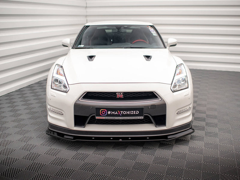 Maxton Design Front Splitter Nissan GTR R35 1st Facelift