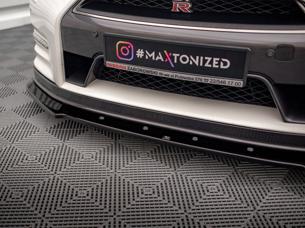 Maxton Design Front Splitter Nissan GTR R35 1st Facelift