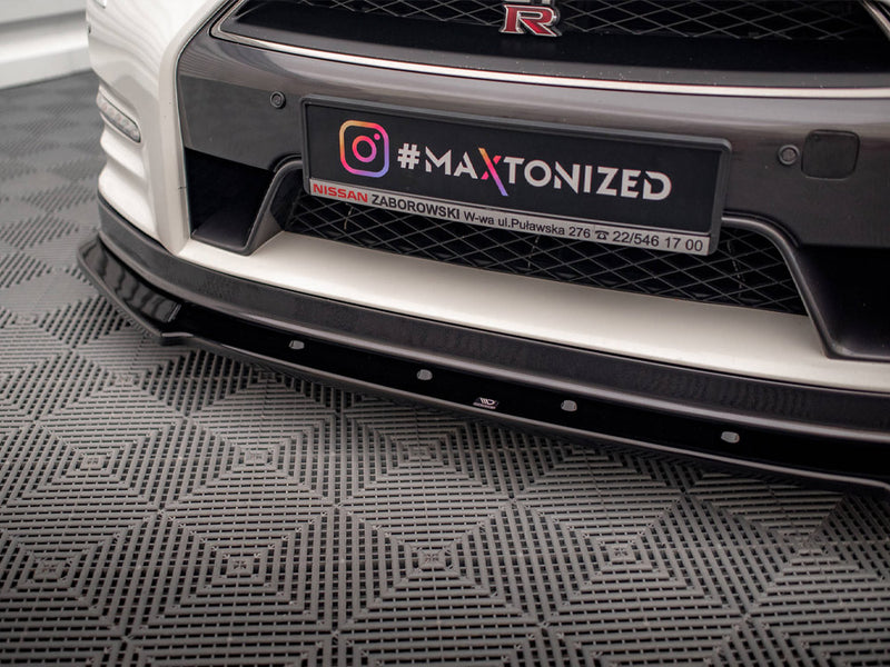Maxton Design Front Splitter Nissan GTR R35 1st Facelift