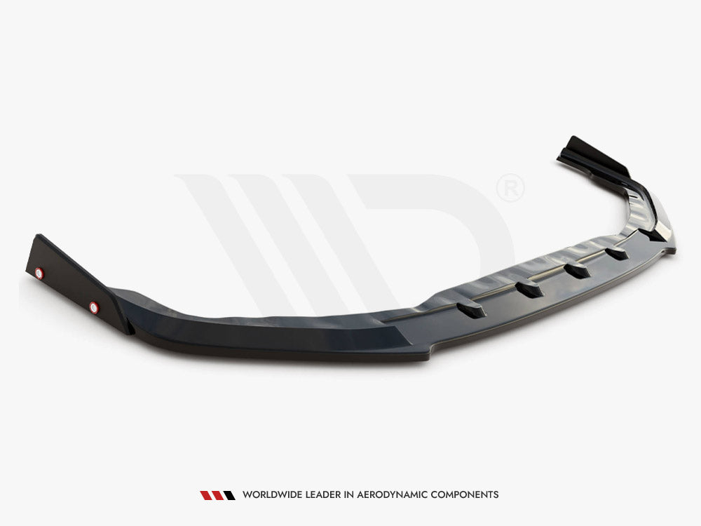 Maxton Design Front Splitter + Flaps Nissan GTR R35 1st Facelift