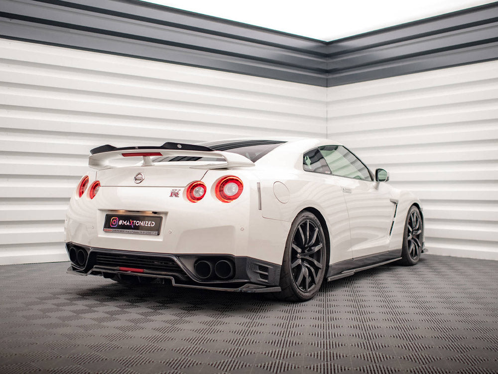 Maxton Design Side Skirts Diffusers Nissan GTR R35 1st Facelift